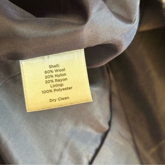 TALBOT’S‎ Women’s Plaid Navy Blue Winter Wool Blend Jacket - Picture 2 of 6